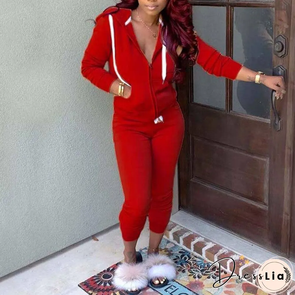 Autumn Tracksuit Women Sets Sweat Suits Ladies Winter Two Piece Outfits Female Joggers