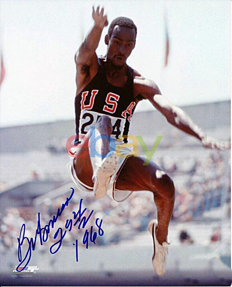 Bob Beamon Olympics Signed Autographed 8x10 Photo Poster painting Reprint