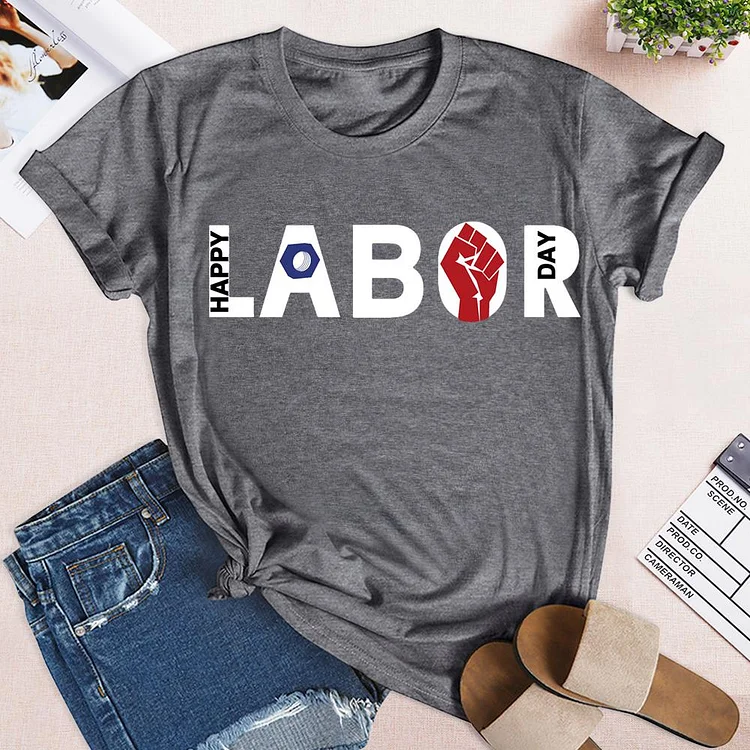 Happy Labor Day T-Shirt-04419-Annaletters