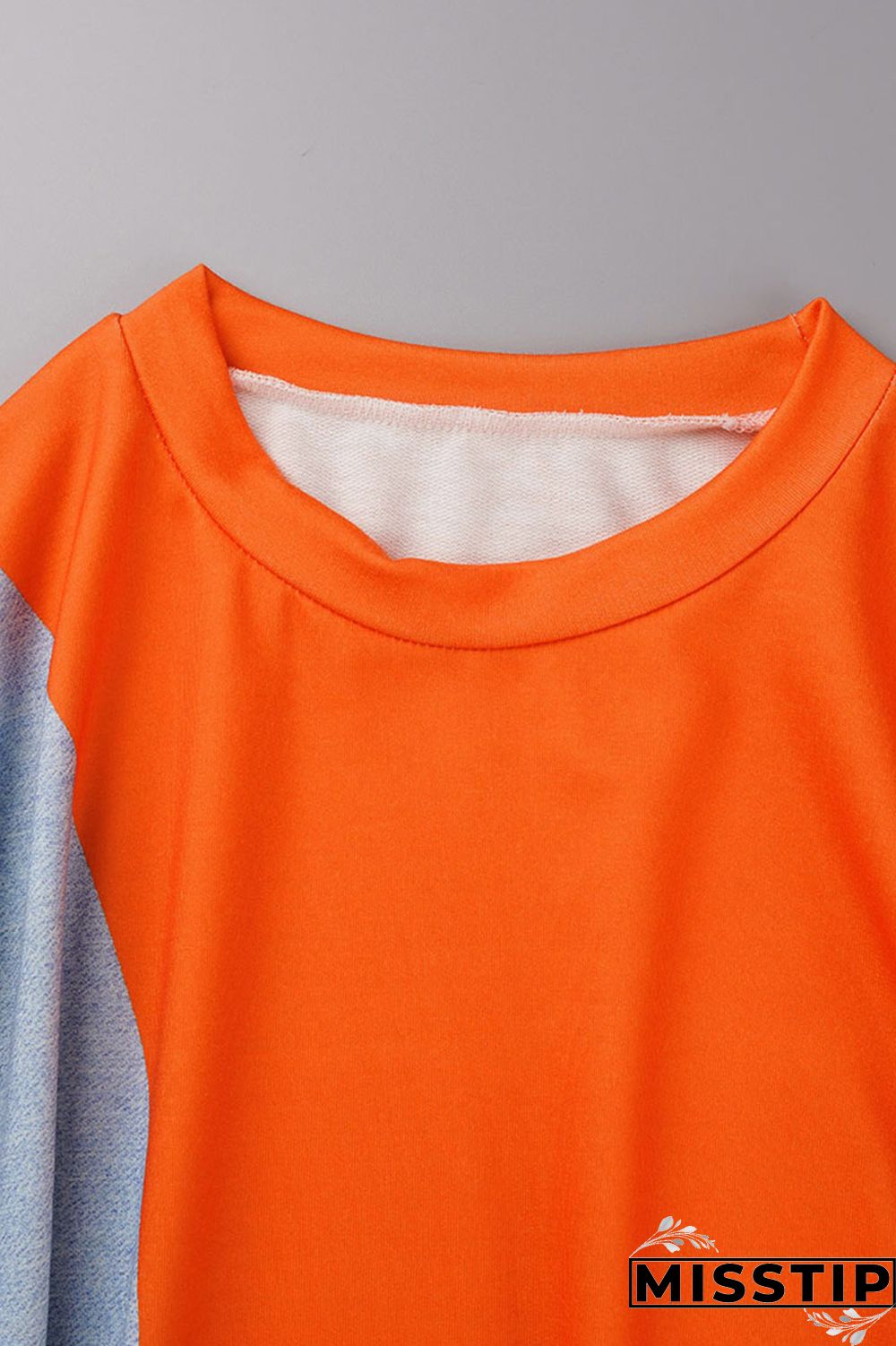 White Casual Solid Patchwork O Neck Tops