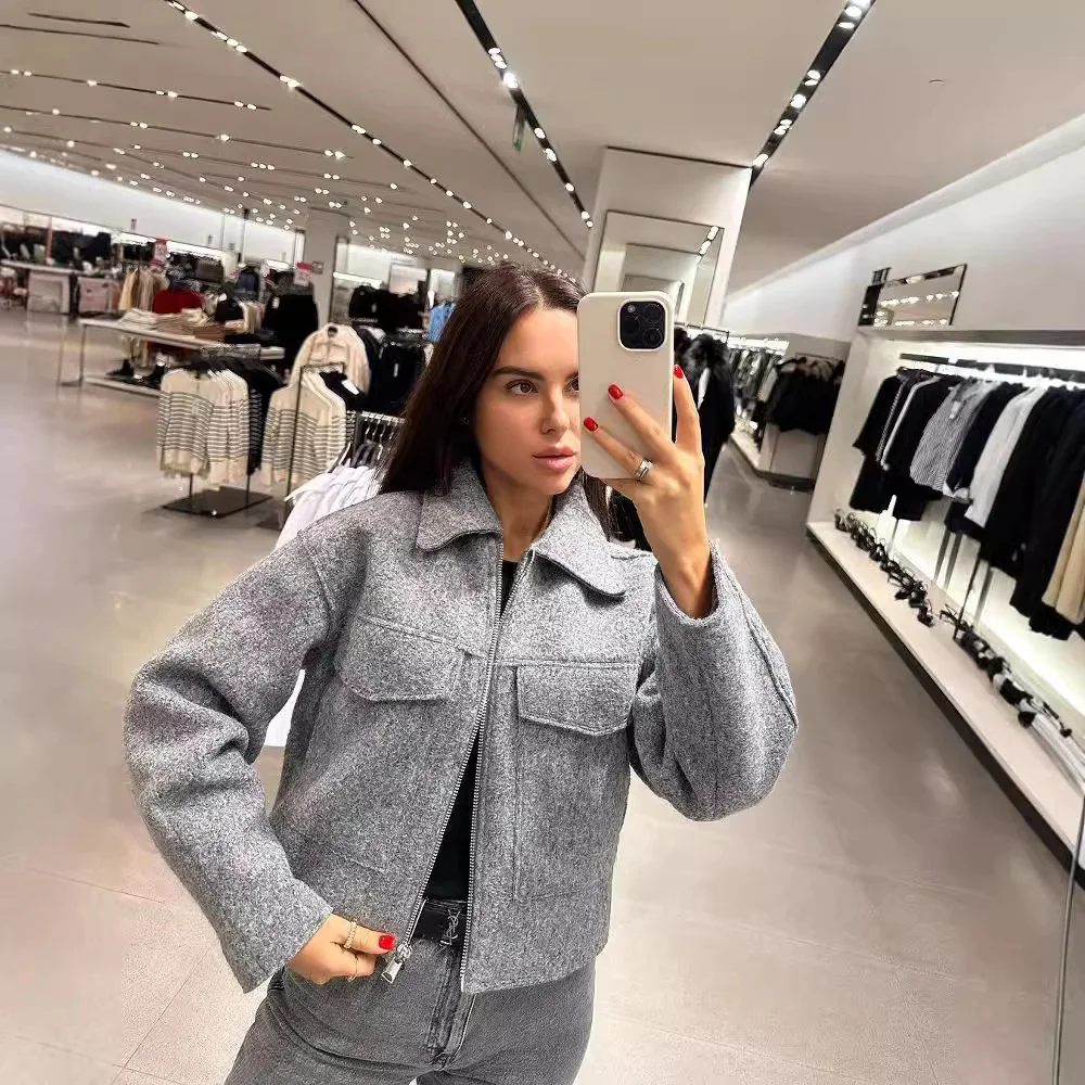 Nigikala Nigikala Women's Clothing Explosion Beads, Short Jacket Jacket