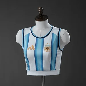 2026 Argentina Home Women's Vest 1:1 Thai Quality