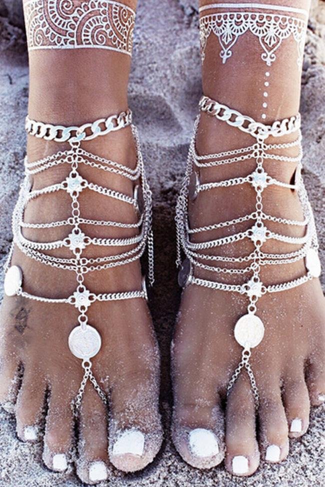 Vintage Anklet Chain-elleschic