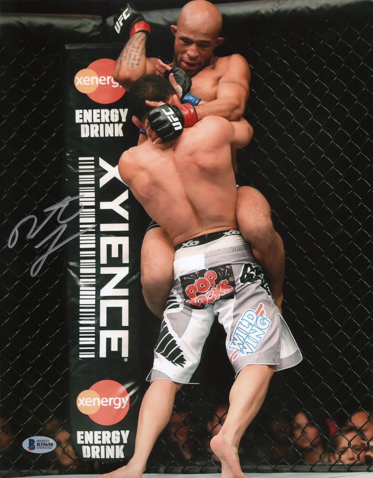 Demetrious Johnson Signed 11x14 Photo Poster painting BAS COA UFC on Fox 6 Picture Autograph '13