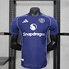 2025/2026 Player Version Manchester United Special Edition Blue And White Football Jersey 1:1 Thai quality