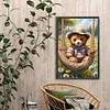(40*60cm)Bear - Full Round Drill Diamond Painting