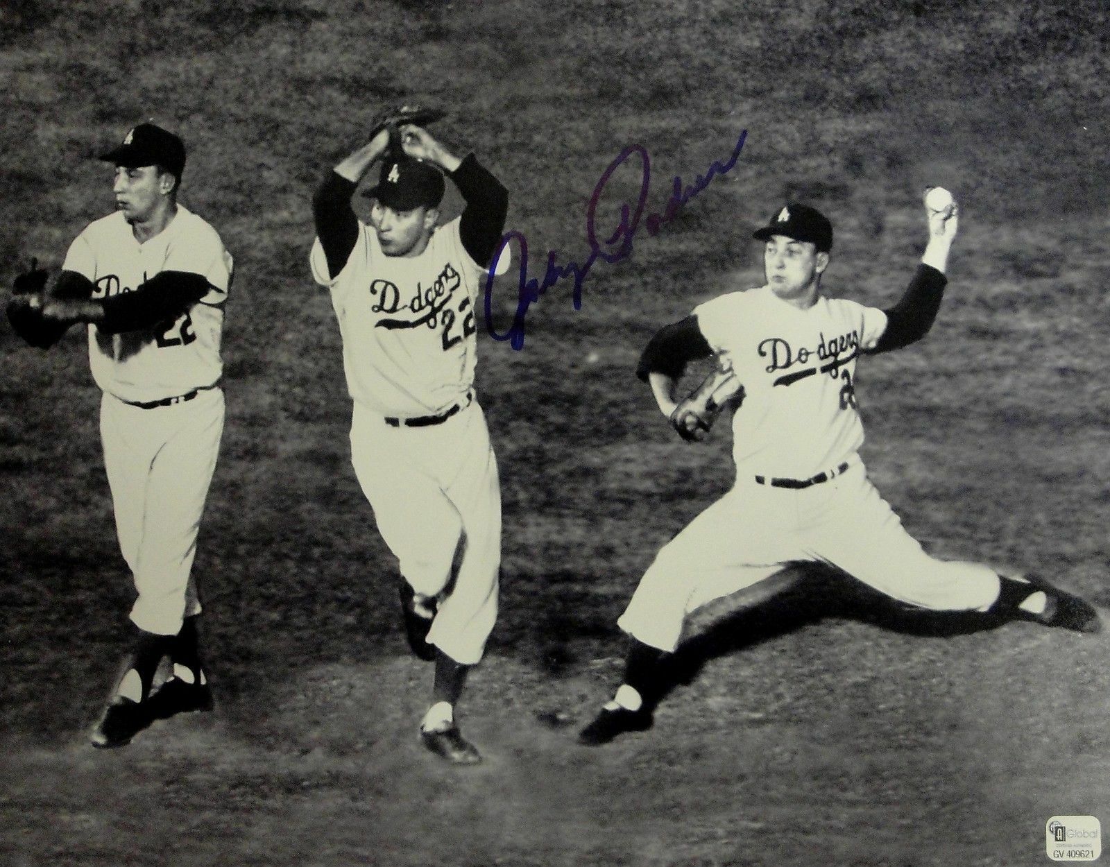 Johnny Podres Hand Signed Autographed 11x14 Photo Poster painting Los Angeles Dodger GA GV409621