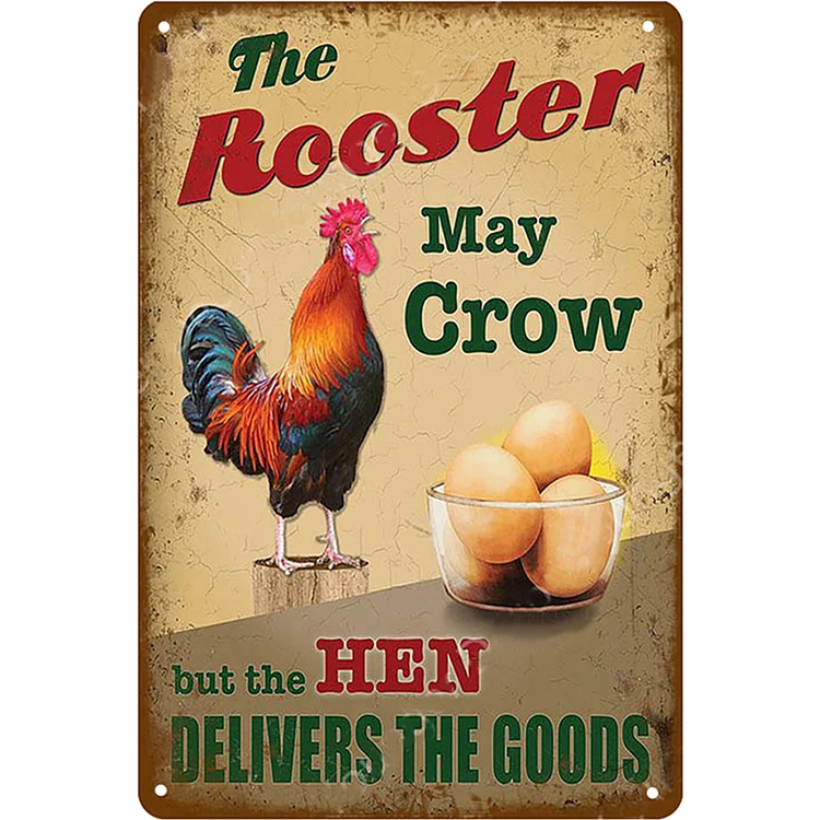 Chicken And Eggs - Vintage Tin Signs/Wooden Signs - 8*12Inch/12*16Inch