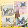 (25x25cm)DIY Pre-Framed 3D Flapping Butterfly Diamond Painting Art Craft Kit Living Room Decor