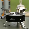 6800W Camping Gas Stove with Storage Bag Foldable Picnic Stove Cooking Accessory
