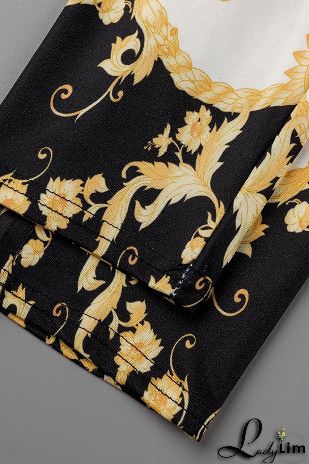 Red Fashion Casual Print Patchwork Backless O Neck Sleeveless Two Pieces