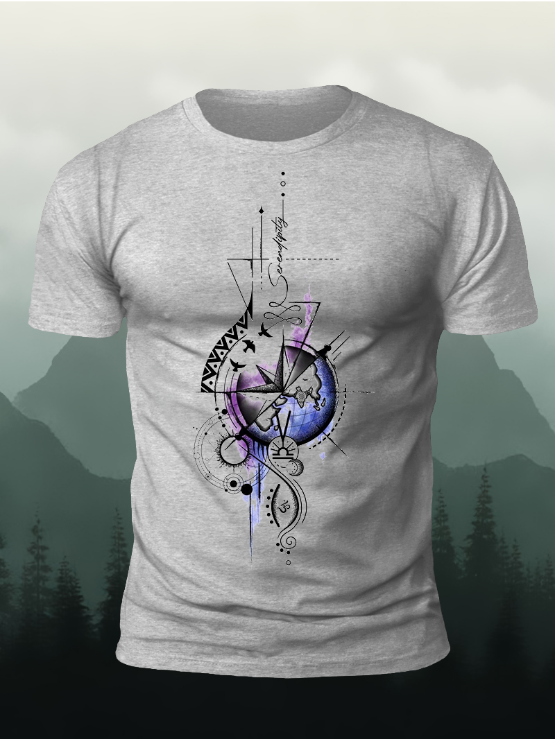 Compass Print T-shirt