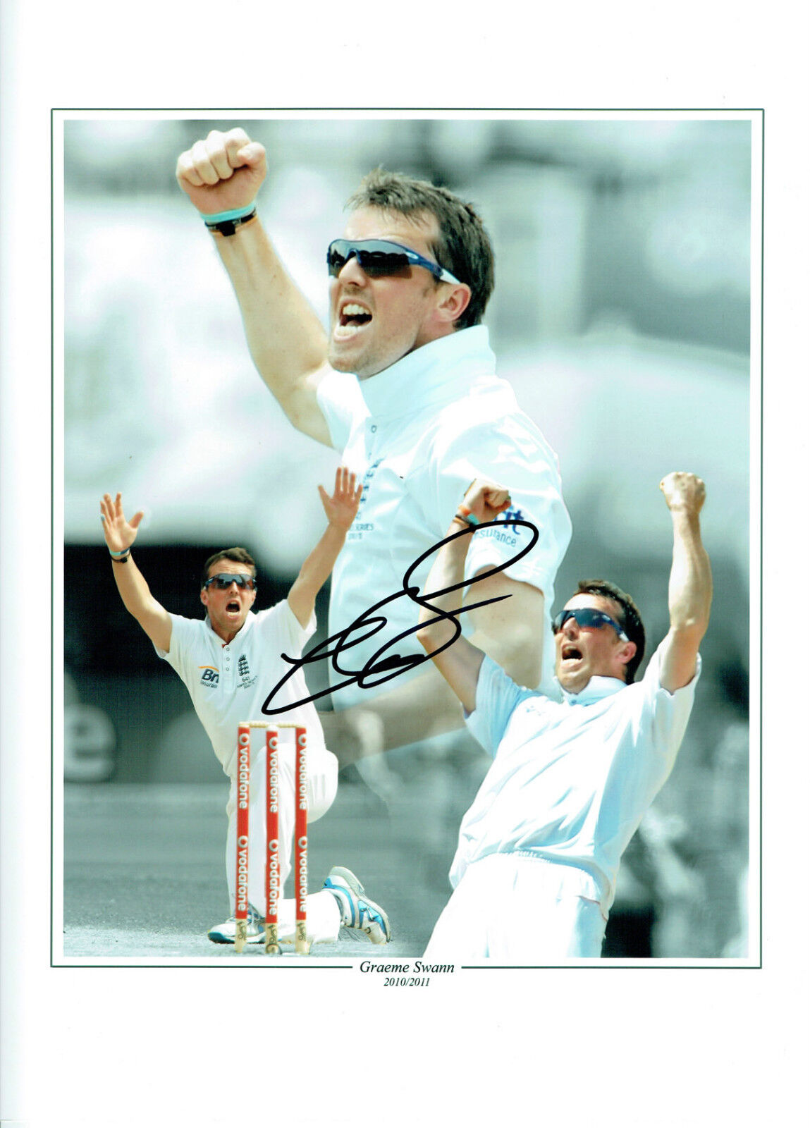 Graeme SWANN Signed Autograph 16x12 Montage Photo Poster painting AFTAL Ashes England Cricket