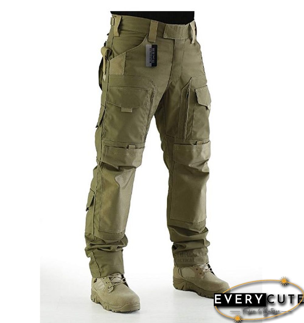 Men's Fashion Solid Color Outdoor Tactical Trousers