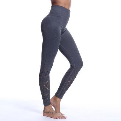 Hip-Lifting Hollow Out Seamless Sports Yoga Pants Legging-elleschic
