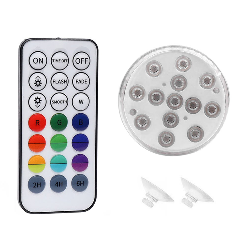 

LED Submersible Light Remote Control Underwater Swimming Pool Suction Lamp, 501 Original