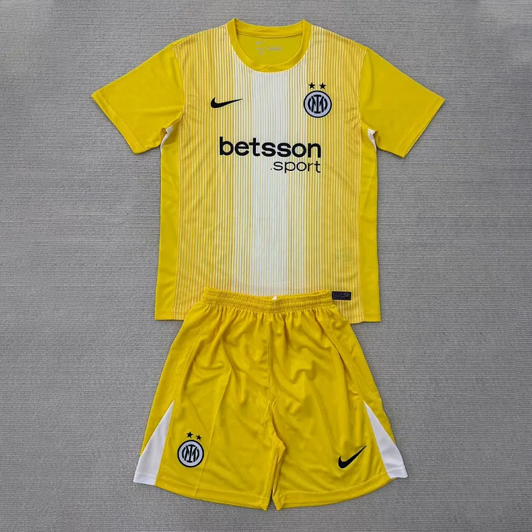 Kids Inter Milan 25/26 GK Football Jersey