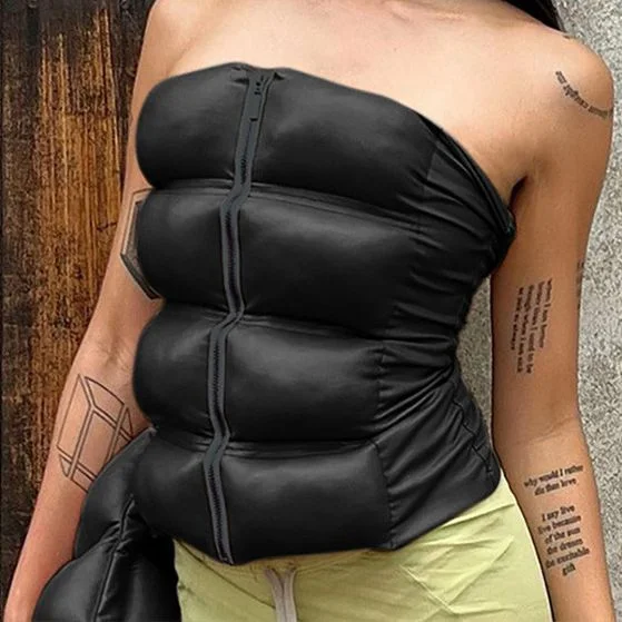 Strapless Cotton Warm Vest