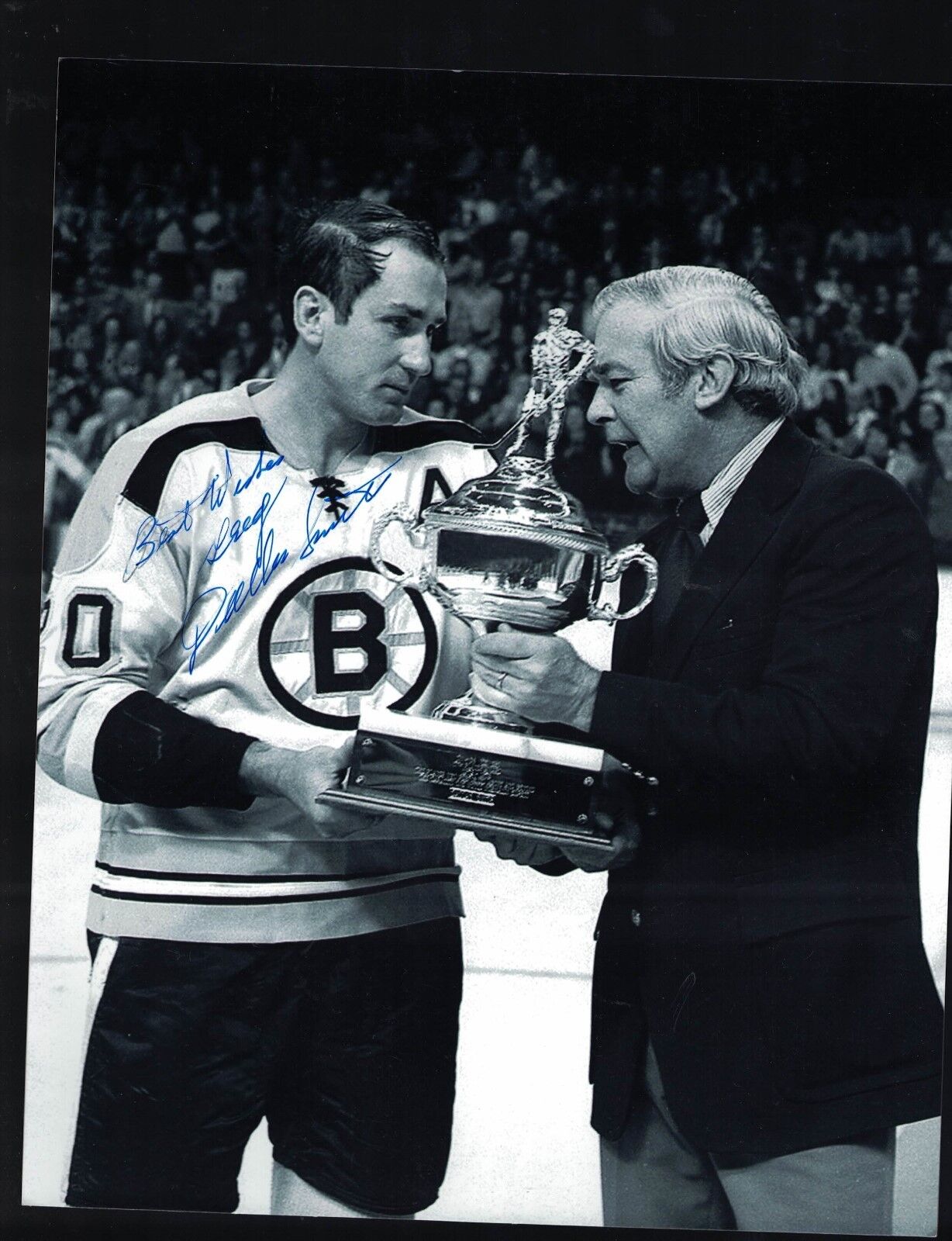 Dallas Smith Boston Bruins Signed 8 x 10