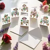 6Pcs Diamond Painting Charming Grandma Greeting Card Set with Envelopes for Birthdays Thanksgiving & Special Occasion
