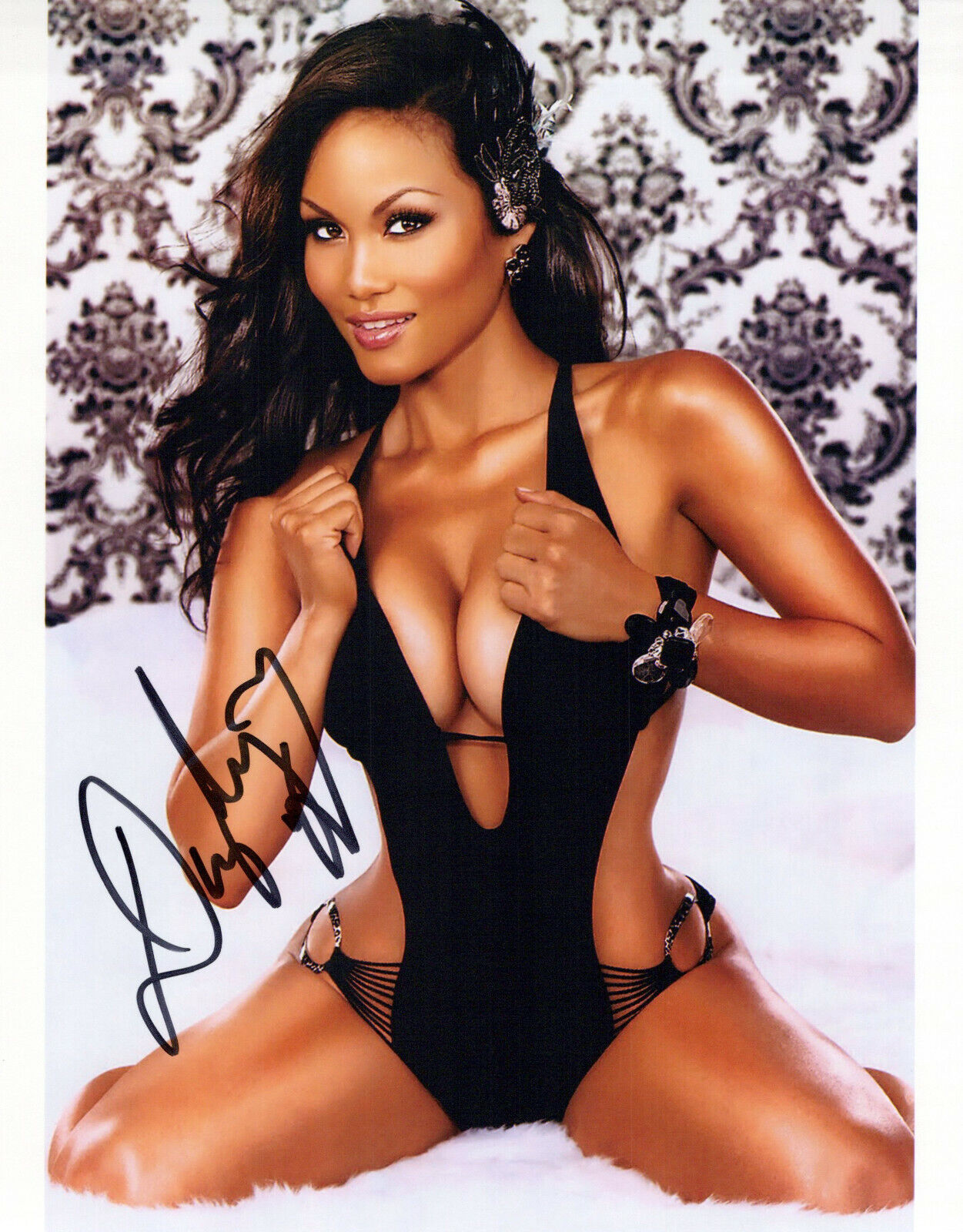 Daphne Joy glamour shot autographed Photo Poster painting signed 8x10 #2