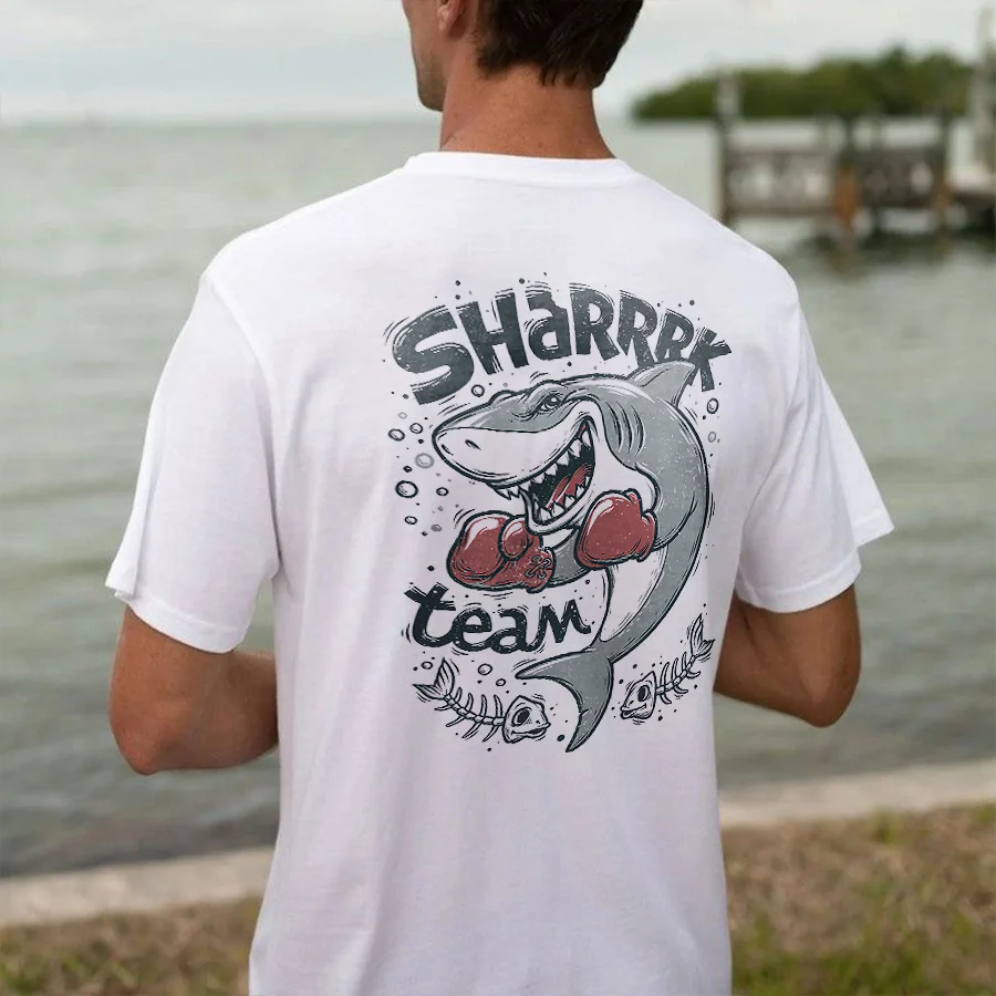 Sharrrk Team Printed Men's T-shirt