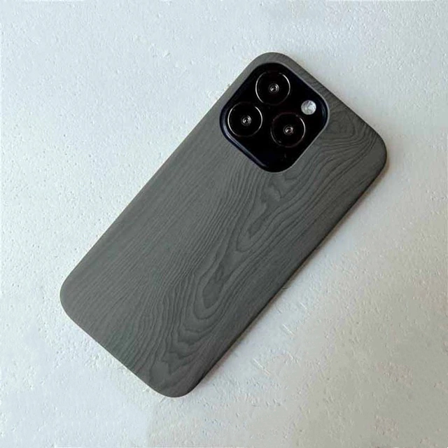 Ultra thin Wooden Grain Texture leather Phone Case
