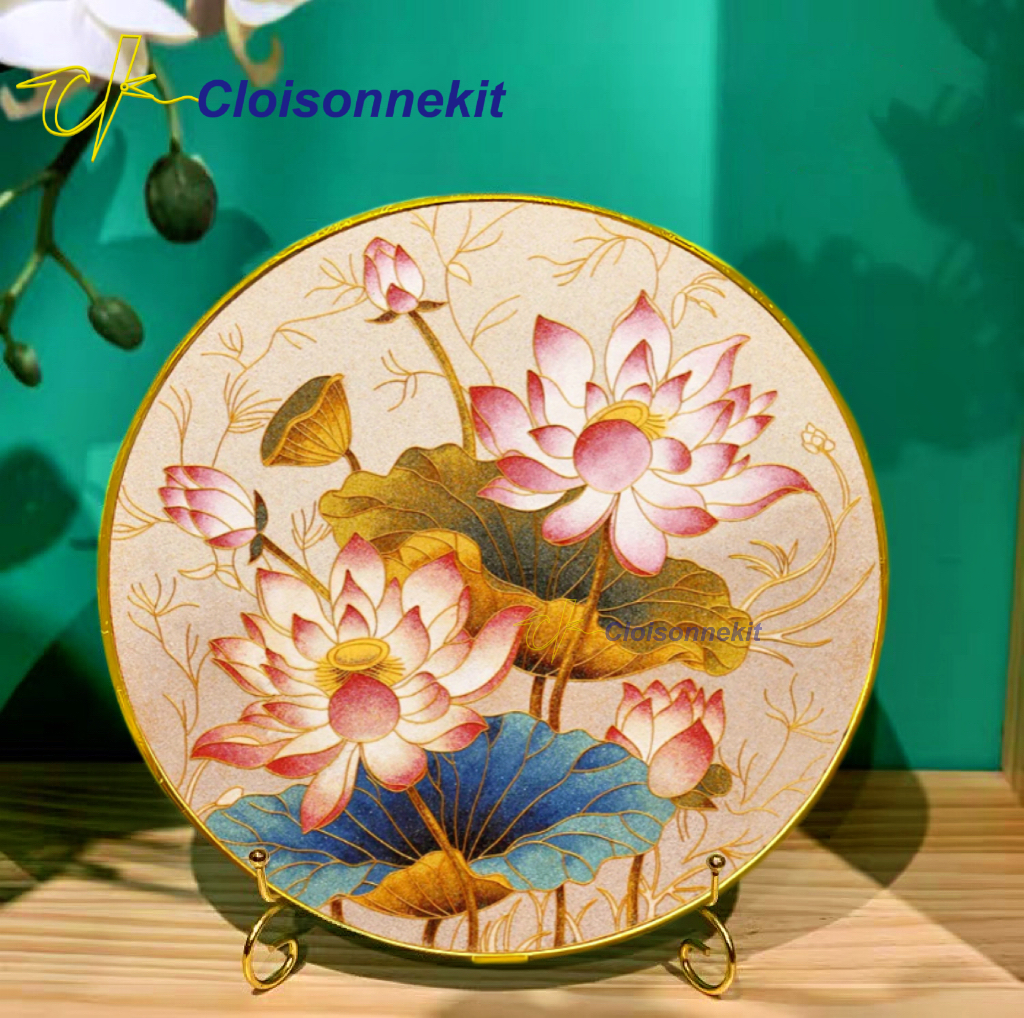 Midsummer's Bloom-Cloisonne Painting Art Kits - Cloisonnekit