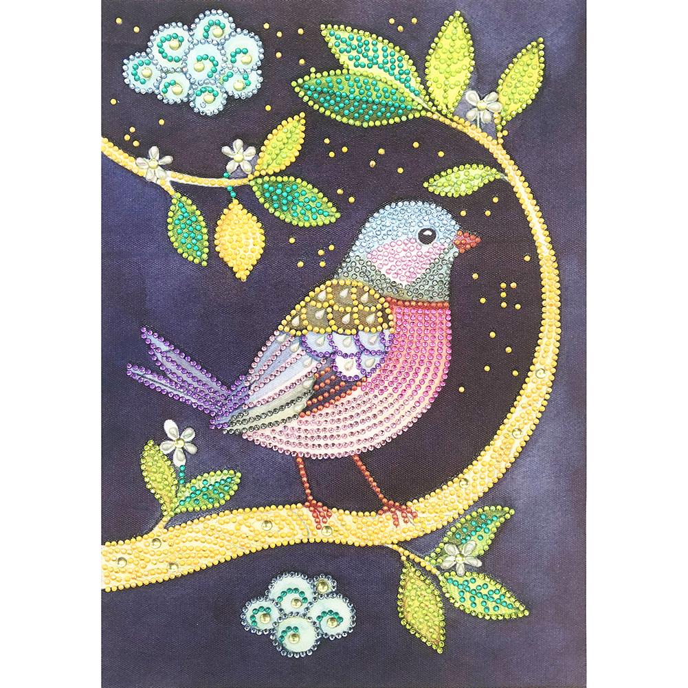 

30*40CM - Special Shaped Diamond Painting - Bird, 501 Original