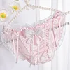 Ice Silk Lotus Leaf Sweet Bowknot Briefs