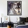 Diamond Painting -DIY Round Drill Wolf Girl(40x40cm)