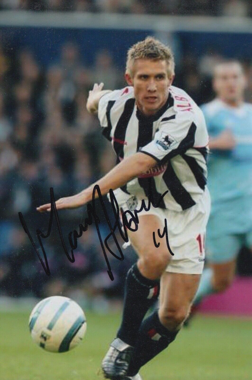 MARTIN ALBRECHTSEN HAND SIGNED 6X4 Photo Poster painting - FOOTBALL AUTOGRAPH - WEST BROM 1.