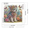Chien - peinture diamant de forme sp&eacute;ciale - 30*30cm