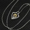 Mechanical Rotating Gear Pendant Necklace
