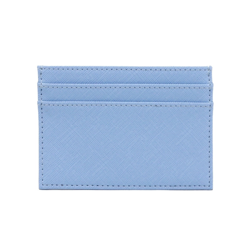 Unisex Solid Color Pu Leather Open Card Holders