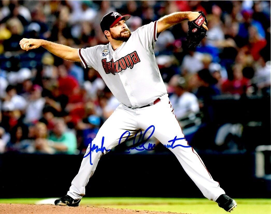 Signed 8x10 JOSH COLLMENTER Arizona Diamondbacks Autographed Photo Poster painting - COA