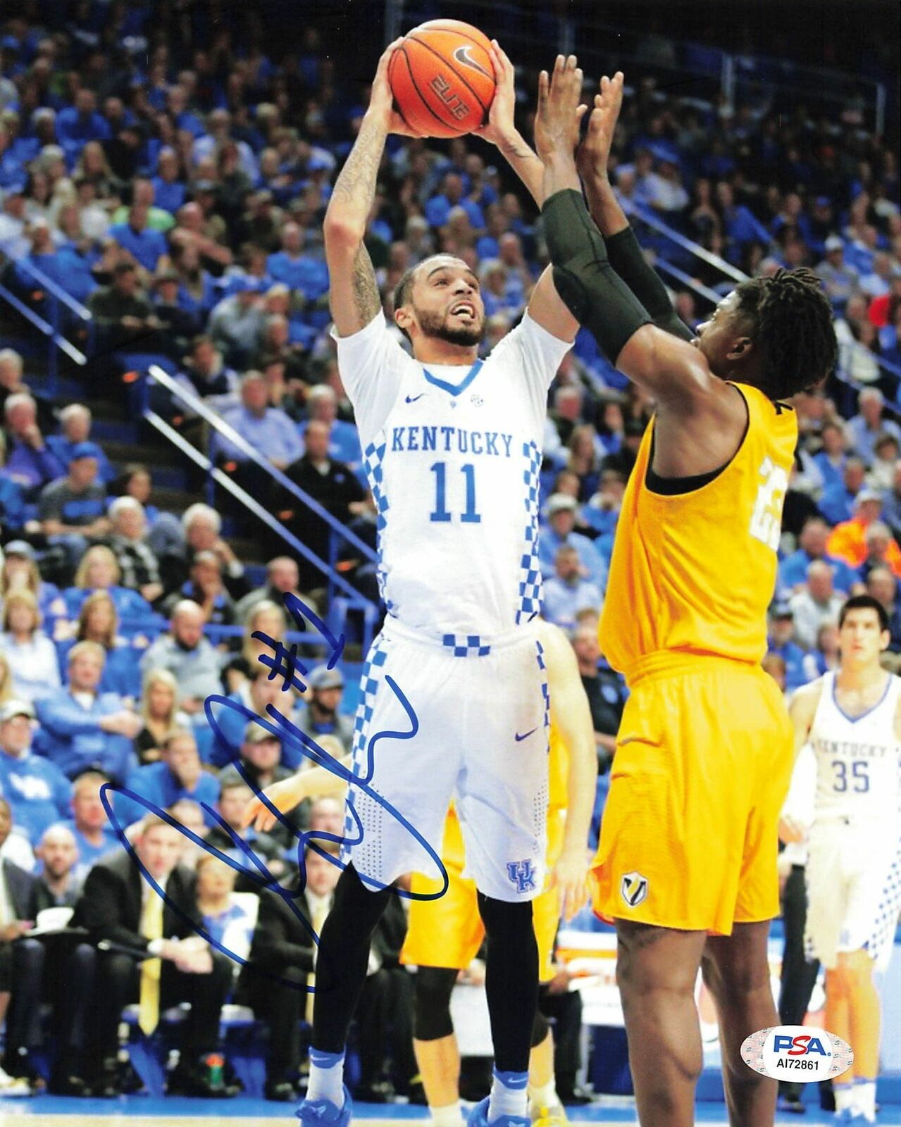 MYCHAL MULDER signed 8x10 Photo Poster painting PSA/DNA Kentucky Wildcats Autographed