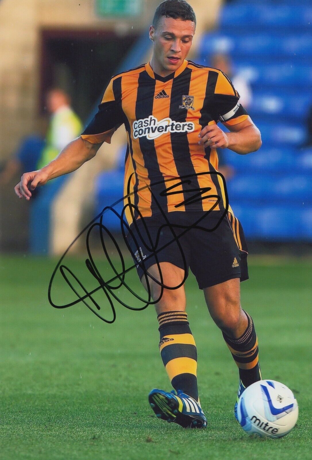 James Chester Hand Signed 12x8 Photo Poster painting - Hull City - Football Autograph 1.