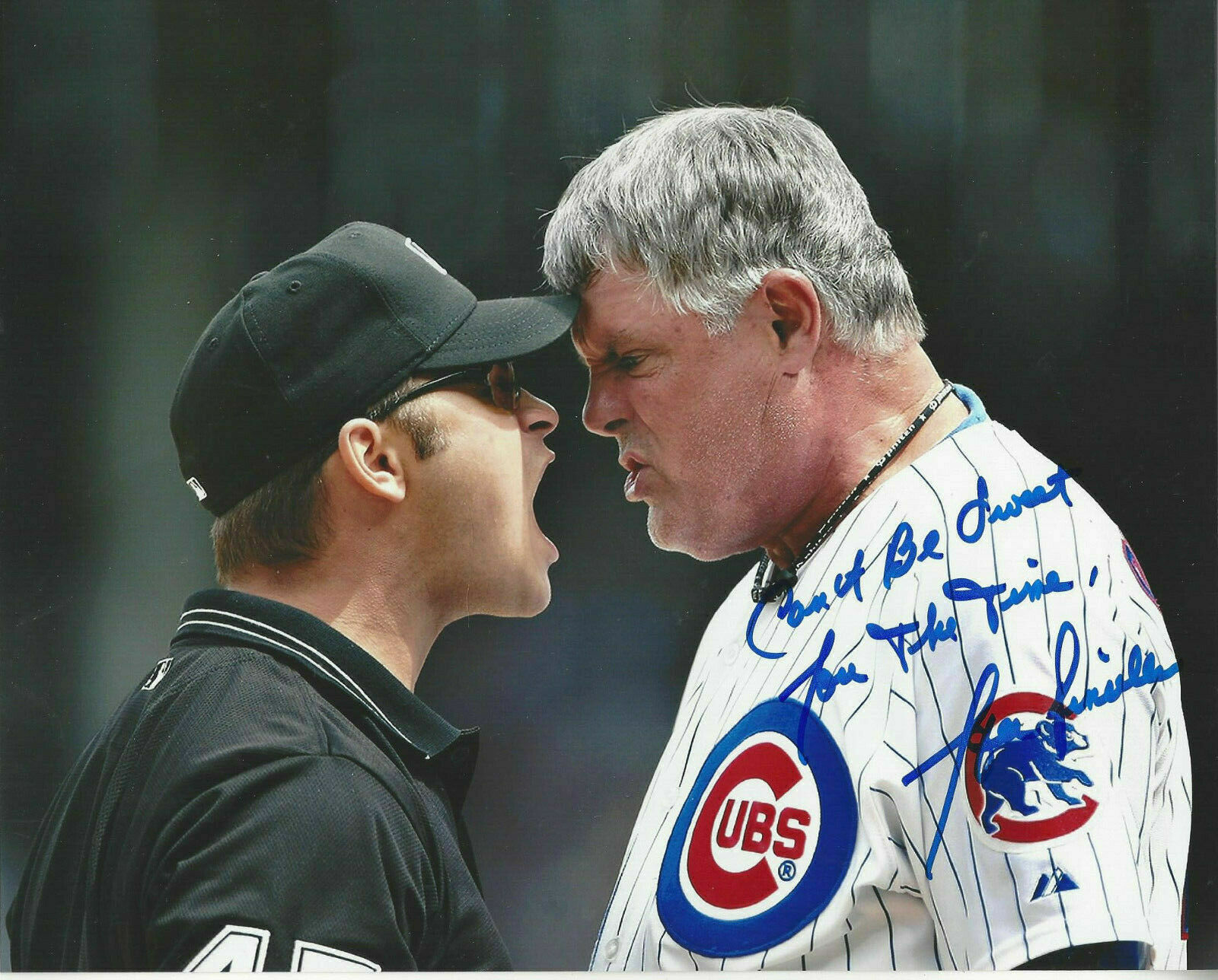 Lou Piniella Autographed Signed 8x10 Photo Poster painting ( Cubs ) REPRINT