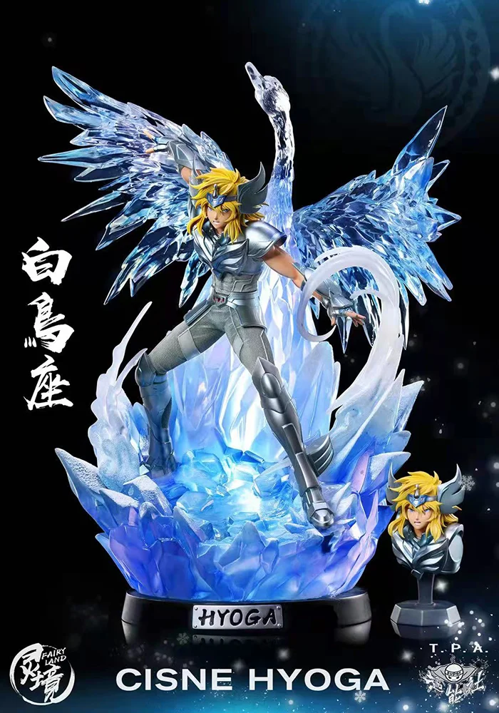 1/6 Scale Cygnus Hyoga with LED - Saint Seiya Resin Statue - FairyLand Studios [Pre-Order]-shopify