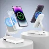 10,000 mAh 3-in-1 Foldable Wireless Charger MagSafe-Compatible Power Bank for Apple iPhone, Watch, & AirPods