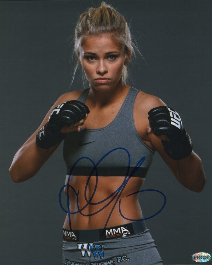 PAIGE VANZANT - MMA UFC Autographed Original 8x10 Photo Poster painting LOA TTM