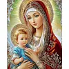 Lady of Religion Full DIY 5D Round Drill Gem Art Diamond Painting Kits 40x50cm for Adults/Beginners Gift Idea Home Decor