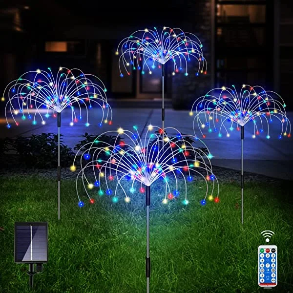 Multi mode decorative spark pile landscape lamp