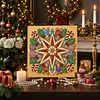 Christmas Starlight Framed Pearl Painting Kit 25x25cm for Adults