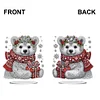 Diamond Painting Acrylic Winter Bear Desktop Diamond Art Kits for Table Decor