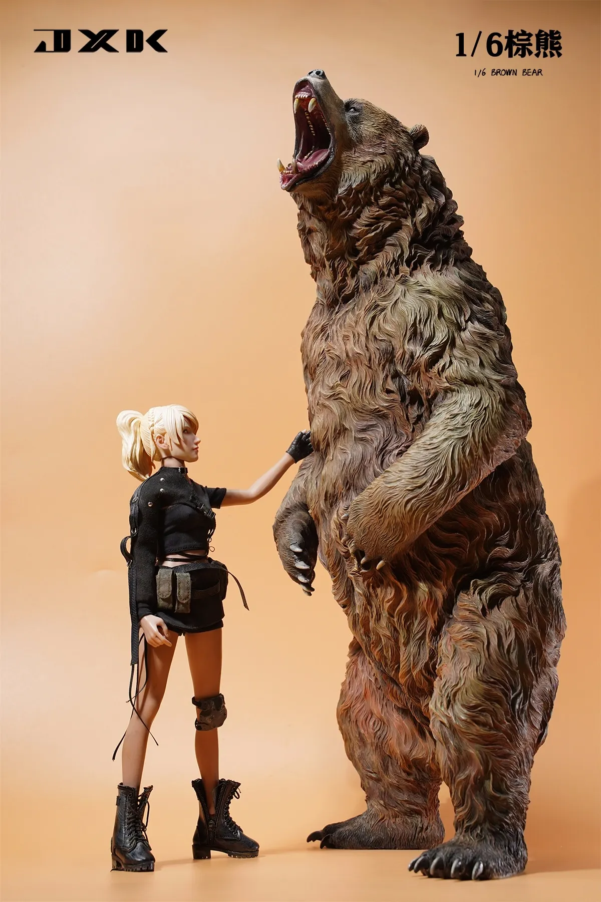 JXK 1/6 Scale Brown bear JXK133A/B Figure