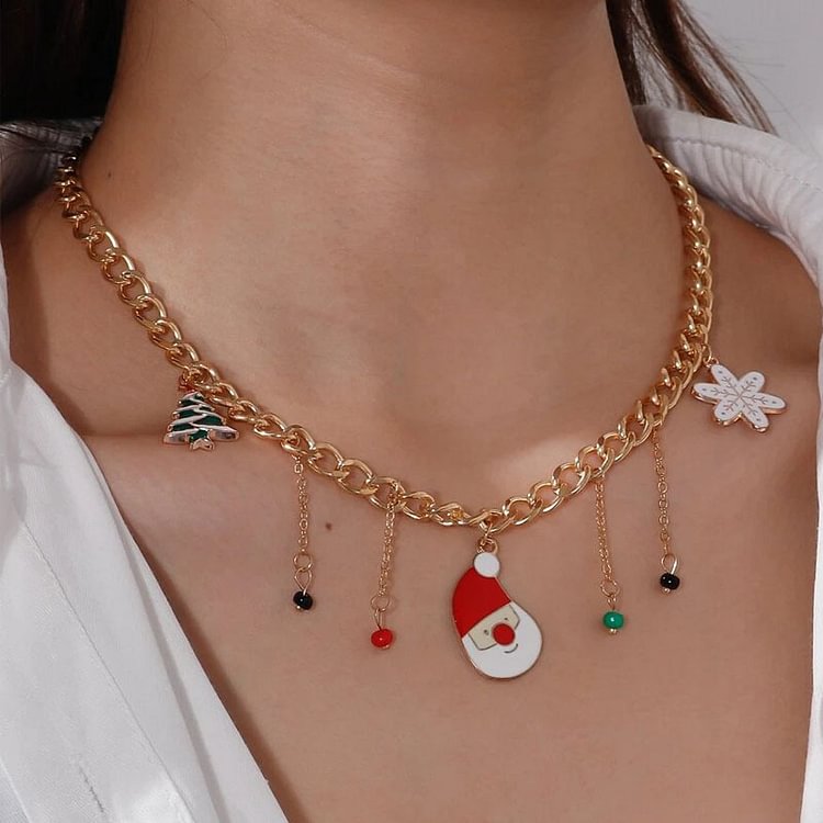 Christmas Drip Necklace