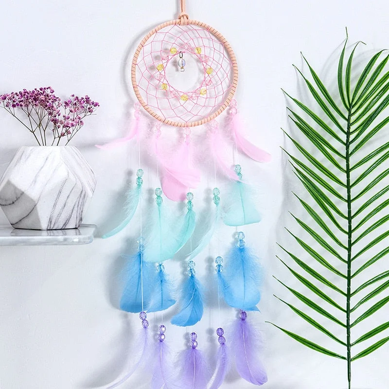 Boho Dream Catcher Nordic Room Decoration White Girls Baby Kids Dreamcatcher Home Decor Wedding Decoration Gift for Women