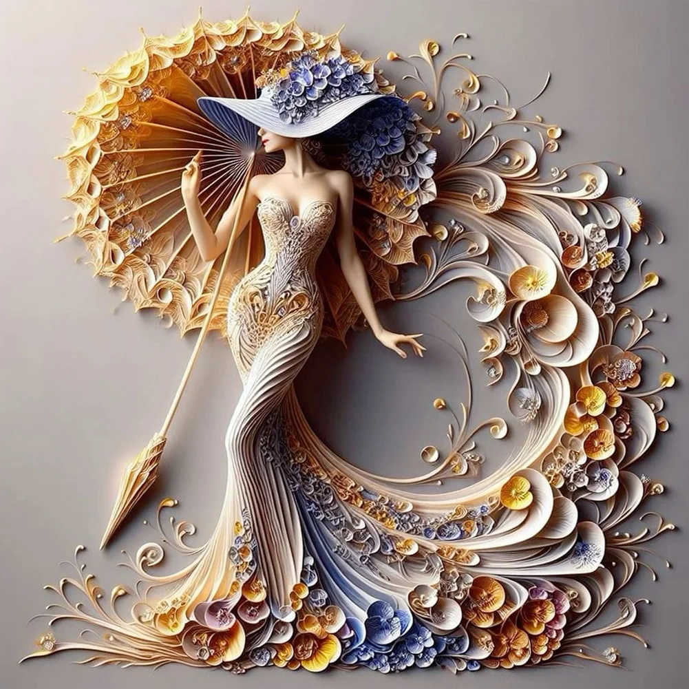 Diamond Painting - Full Round Drill - Beauty(Canvas|40*40cm)
